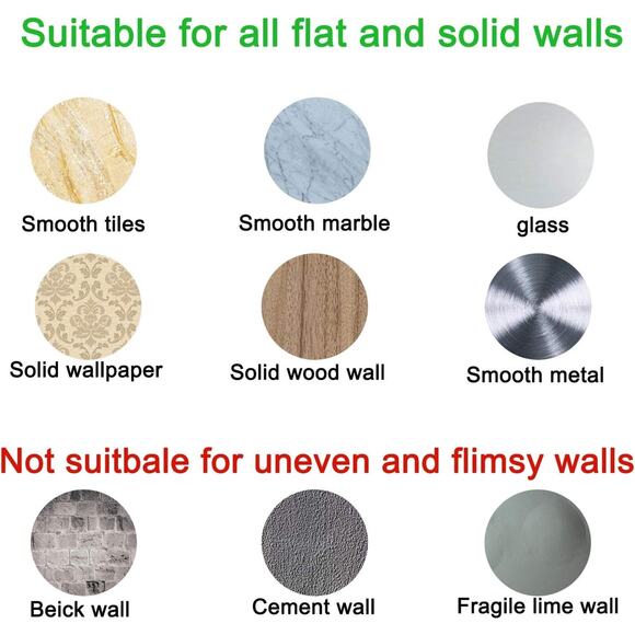 Deluxe Razor Holder for Shower-Hook (3) (4 Pack) Adhesive Stainless Steel - Picture 5 of 7